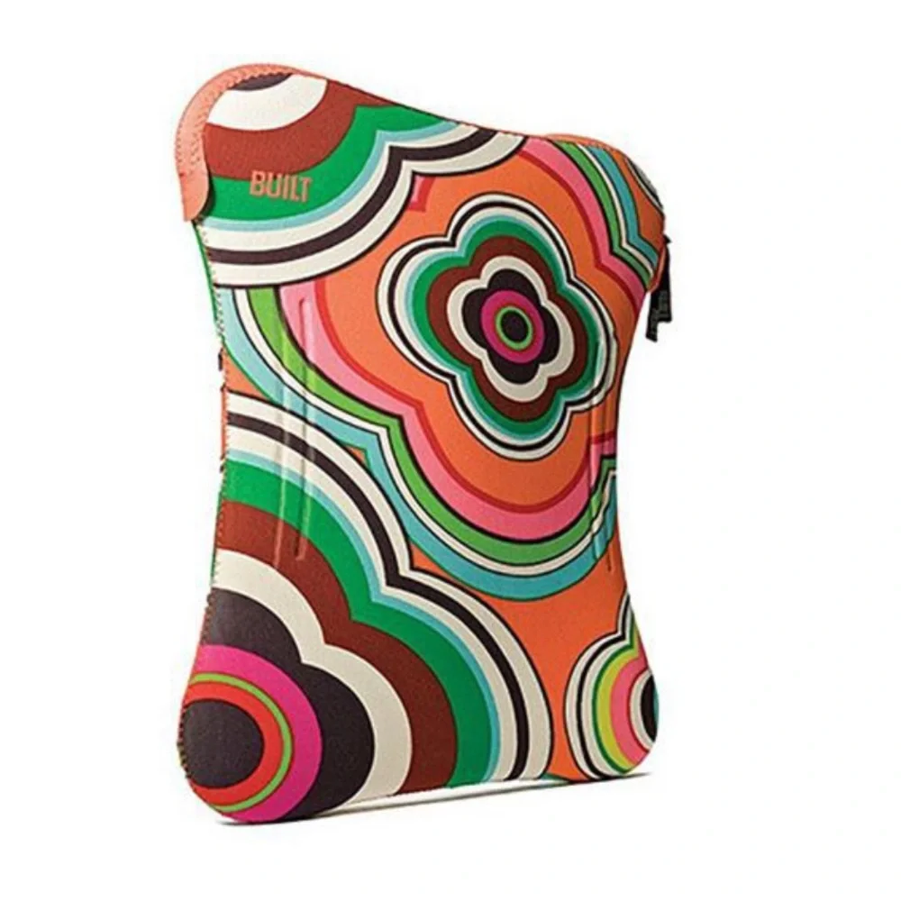 BUILT NY Colorful Retro Floral Laptop Sleeve 15-16